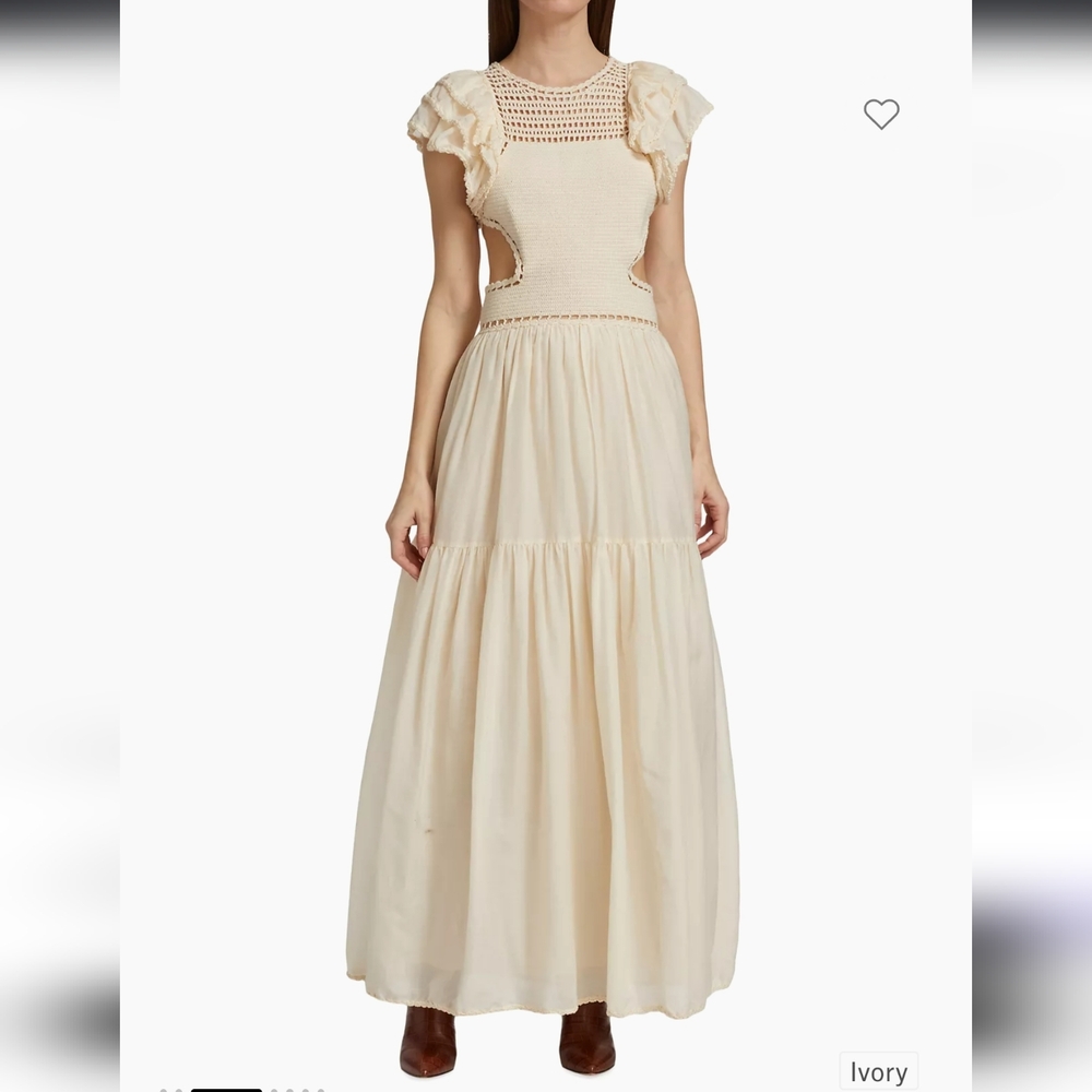Magali PascalLottie Crocheted Maxi DressIvory, Medium